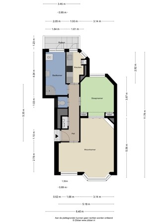 Floorplan - Van Zeggelenlaan 149, 2524 AE The Hague